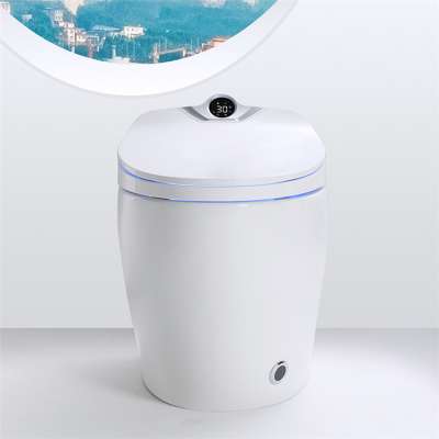 New model floor-standing ceramic automatic smart toilet for home bathroom