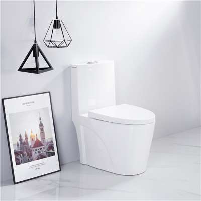 New design one piece toilets bathroom siphonic flush ceramic toilet for home