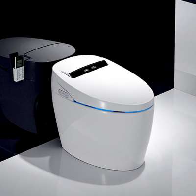 Cheap bathroom automatic bidet wc ceramic intelligent white smart toilet with sensor