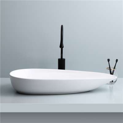 Unique design hand washing sink wholesale ceramic countertop basin