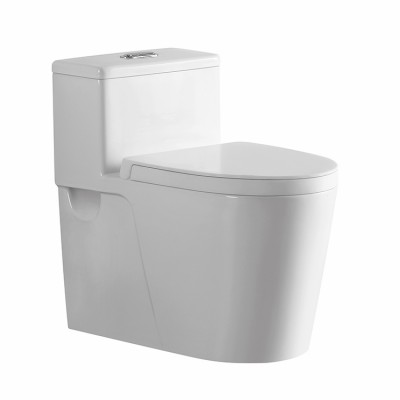 Small size new model floor mounted modern european ceramic s-trap bathroom wc toilet siphonic one piece water closet for hotel